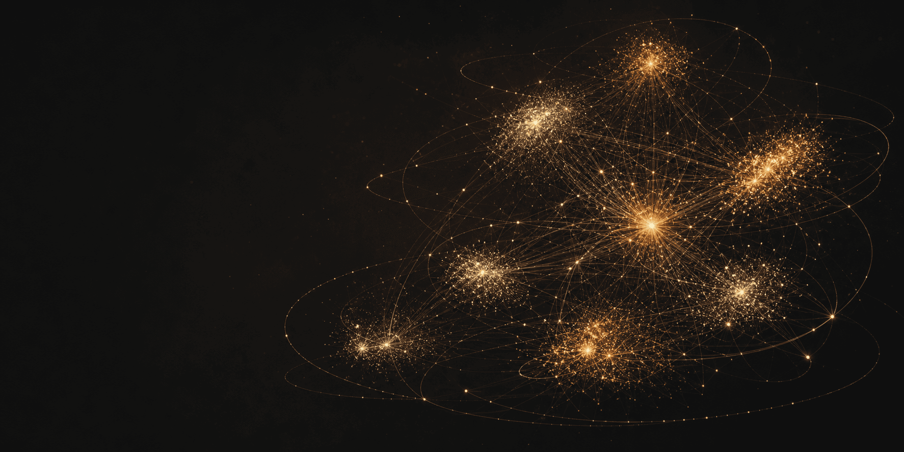 Communities represented as a three-dimensional relationship graph